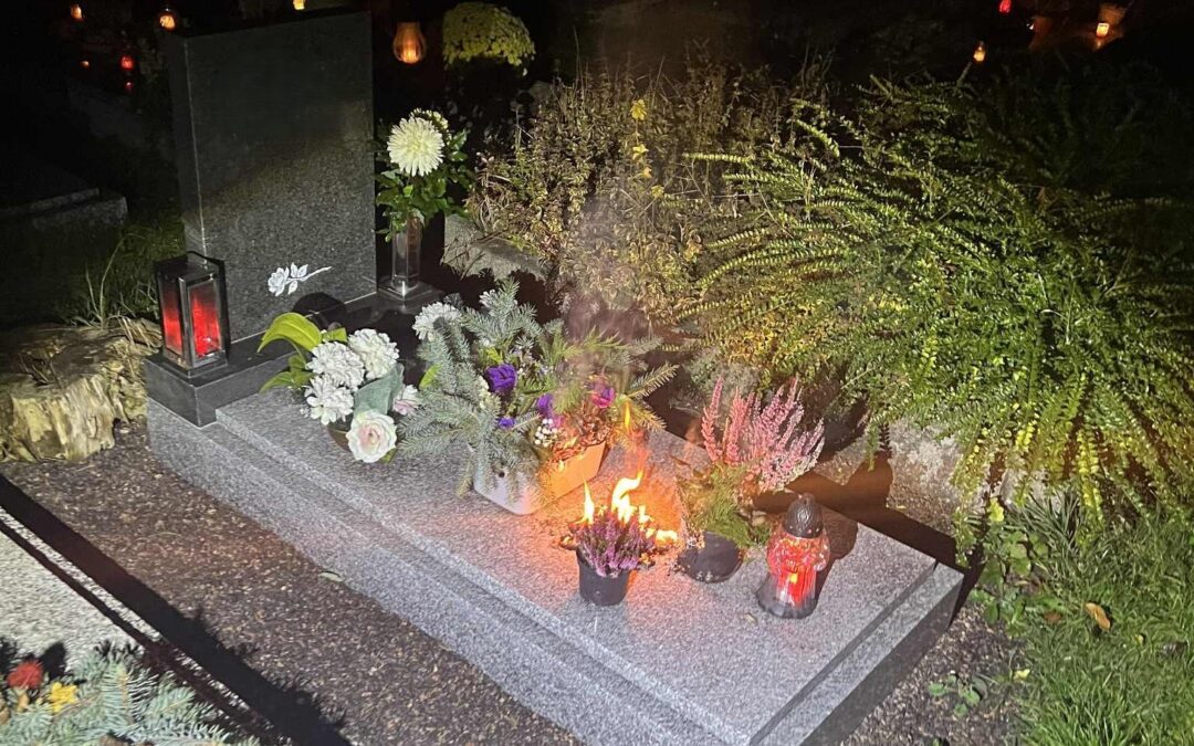 Bezpečnostní kontrola na hřbitově: Požár zlikvidován v počátcích