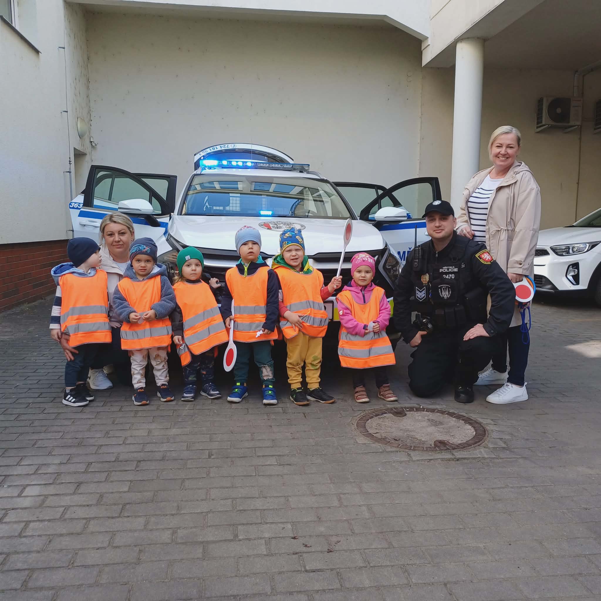 Dětská skupinka Verunka na městské policii